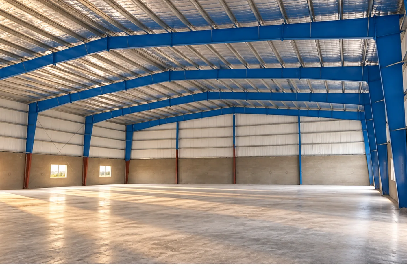 Steel structure warehouse