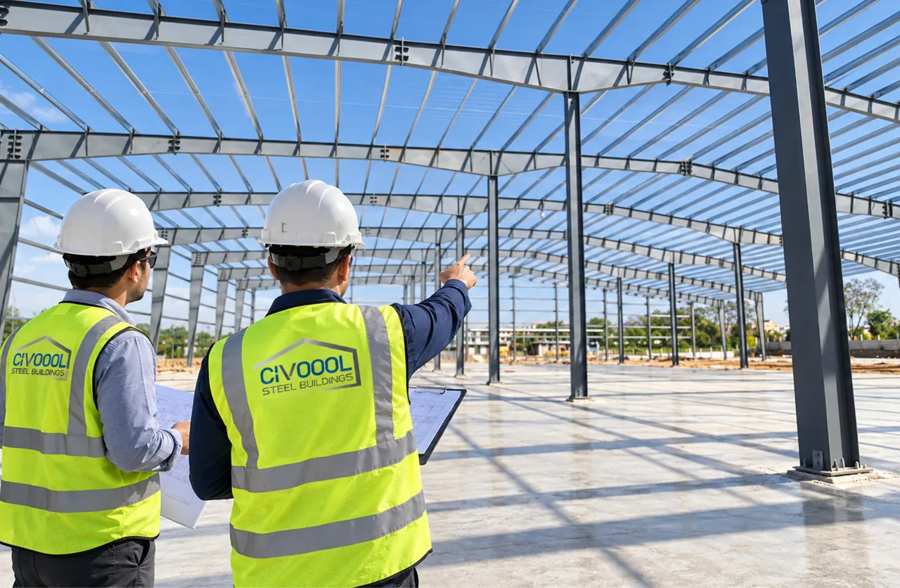 Quality review of a steel building project