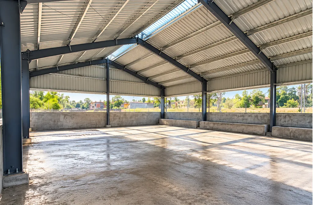 Steel warehouse project