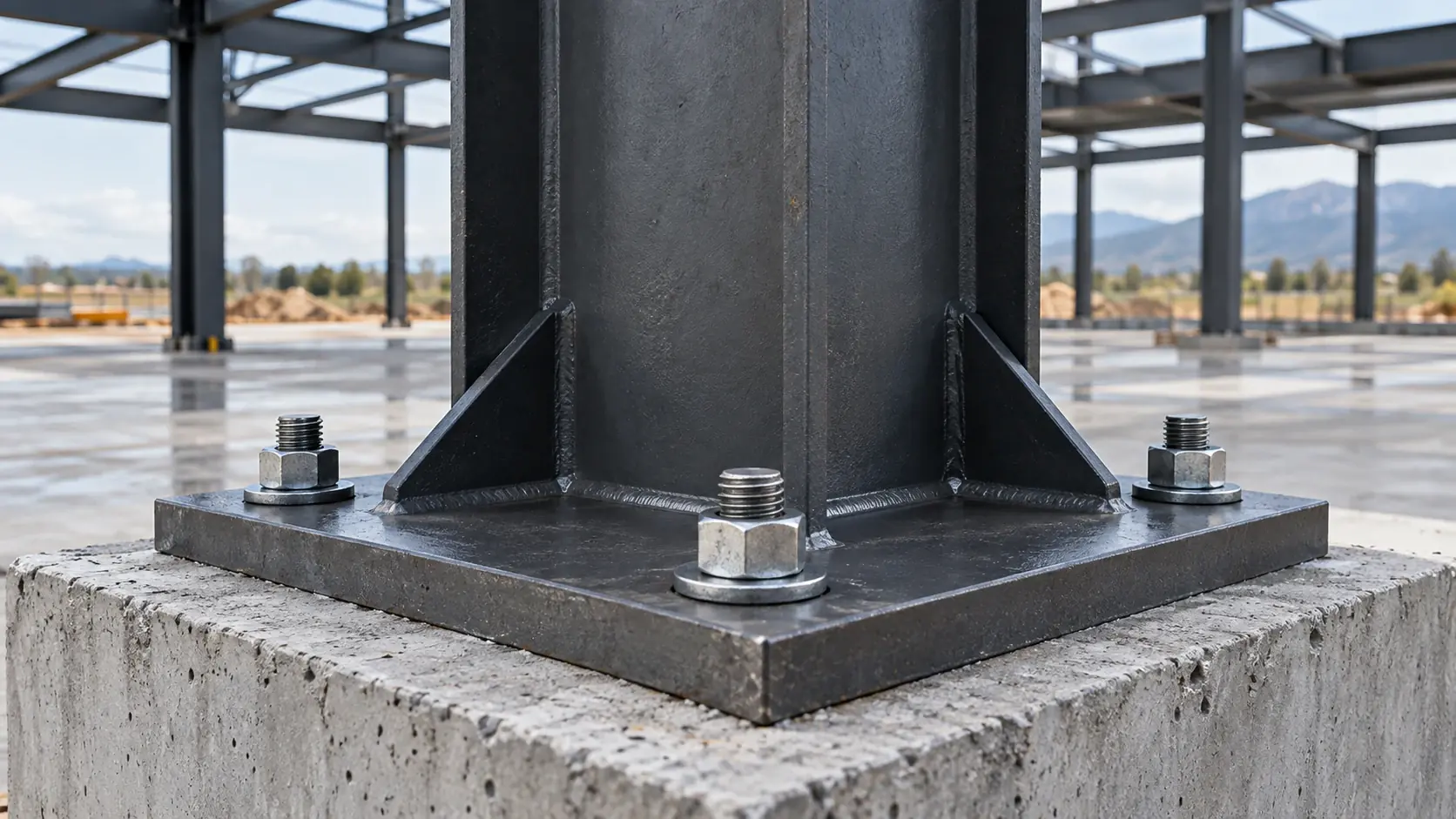 Anchor bolt layout