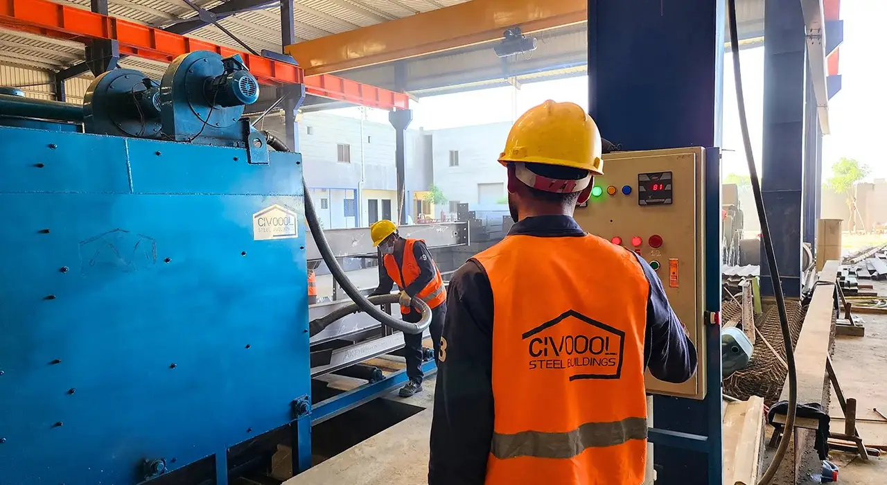 H-Beam Shot-Blasting Plant at Civoool
